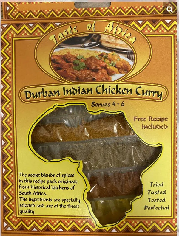 Taste of Africa Durban Indian Chicken Curry Powder Spices