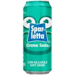 Sparletta Cream Soda (6 x 300ml cans) YeboBox